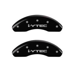 MGP Front Caliper Covers Gloss Black Hinda Fit 20208FIVTBK