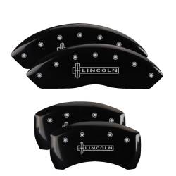 MGP Caliper Covers - MGP Front/Rear Caliper Covers Gloss Black Lincoln LS 36017SLCNBK - Image 1