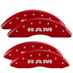 MGP Front/Rear Caliper Covers Red for Ram 2500/3500 55002SRAMRD