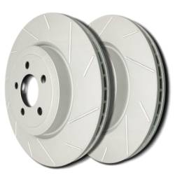 SP Performance T18-549 Slotted Brake Rotors ZRC Coating L/R Pr Rear