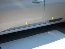 Quality Automotive Accessories - QAA TH13576 Stainless Rocker Panel Trim 4Pc for 13-15 Nissan Sentra - Image 1