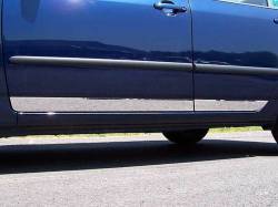 QAA TH24113 Stainless Rocker Panel Trim 4Pc for 03-08 Toyota Corolla