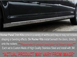 QAA TH24095 Stainless Rocker Panel Trim 4Pc for 04-09 Jaguar XJ