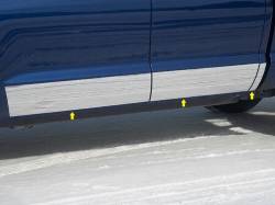 Quality Automotive Accessories - QAA TH14146 Stainless Rocker Panel Trim 6pc for 14-20 Toyota Tundra - Image 1