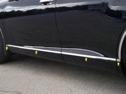 Quality Automotive Accessories - QAA TH29155 Stainless Rocker Panel Trim 8pc for 09-15 Toyota Venza - Image 1