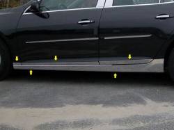 Quality Automotive Accessories - QAA TH53107 Stainless Rocker Panel Trim 10pc for 2016 Chevy Malibu Limited - Image 1