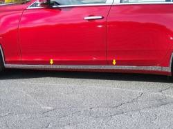 Quality Automotive Accessories - QAA TH54251 Stainless Rocker Panel Trim 4Pc for 14-19 Cadillac CTS - Image 1