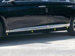 Quality Automotive Accessories - QAA TH53245 Stainless Rocker Panel Trim 8pc for 13-19 Cadillac XTS - Image 1