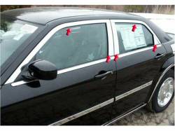 Quality Automotive Accessories - Quality Automotive WP45766 Window Accent Package for Chrysler 300C - Image 1