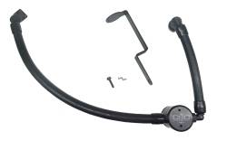 J&L Oil Separator Co - J&L Oil Separator 3.0 Passenger Side Mounted Oil Separator Black 3034P-B - Image 1