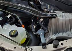 J&L Oil Separator Co - J&L Oil Separator 3.0 Driver Side Mounted Oil Separator Black 3055D-B - Image 2