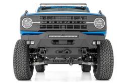 Rough Country Suspension Systems - Rough Country 51078 Modular Stubby Black Front Bumper for 21-24 Ford Bronco - Image 4