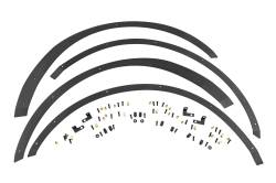 Rough Country Suspension Systems - Rough Country 51061 Front Rear Fender Flare Plate Kit Black 21-25 Bronco - Image 4