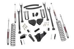 Rough Country Suspension Systems - Rough Country 578.20 6" 4-Link Lift Kit for 05-07 F250/F350 Super Duty Gas 4WD - Image 1