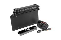 Rough Country Suspension Systems - Rough Country Universal License Plate Mount w/LED Black 70183 - Image 2