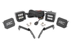 Rough Country 71058 A-Pillar 2" LED Ditch Light Kit for 07-14 Silverado/Sierra
