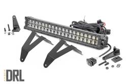 Rough Country Suspension Systems - Rough Country 70779DRLA Bumper Mount 20" LED Light Bar Kit for 19-24 Ram 1500 - Image 1
