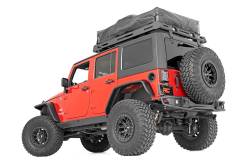 Rough Country Suspension Systems - Rough Country Heavy Duty Rock Sliders Black for Jeep Wrangler JK 4DR 90800 - Image 4