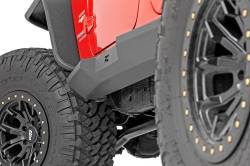 Rough Country Suspension Systems - Rough Country Heavy Duty Rock Sliders Black for Jeep Wrangler JK 4DR 90800 - Image 5