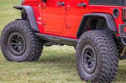 Rough Country Suspension Systems - Rough Country Heavy Duty Rock Sliders Black for Jeep Wrangler JK 4DR 90800 - Image 6
