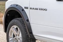 Rough Country Suspension Systems - Rough Country F-D10911B Pocket Fender Flares Black for 09-18 Ram 1500 - Image 5