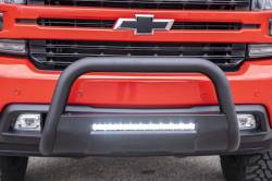 Rough Country Suspension Systems - Rough Country Black Front Bumper Bull Bar 19-22 GM 1500 Truck B-C4072 - Image 3