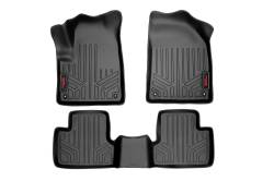 Rough Country Suspension Systems - Rough Country Front/Rear Floor Liners Black for Jeep Cherokee KL M-61702 - Image 1