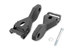 Rough Country Suspension Systems - Rough Country Front Tow Hook Brackets Black 14-18 Silverado/Sierra 1500 RS169 - Image 1