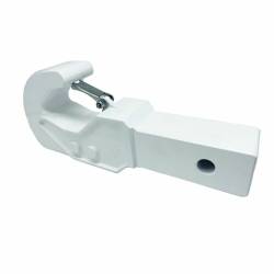 Royal Hooks Billet Aluminum 2" Hitch Hook Tow Hook White RHO-12007-WH