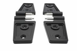 Royal Hooks - Royal Hooks Billet Aluminum Door Hinges Black for Jeep Wrangler JK RHO-12012-BK - Image 1