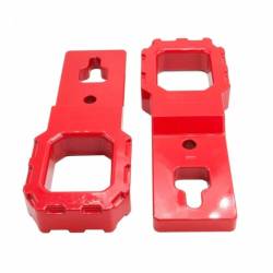 Royal Hooks - Royal Hooks Enhanced Billet Front Tow Hooks Red 09-25 Ford F150 RHO-12027-RD - Image 1