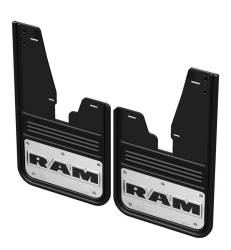 Gatorback 12" Black Front Mud Flaps for Ram Pickups GCR31F-RT