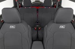 Rough Country Suspension Systems - Rough Country Front/Rear Seat Covers Black 21-24 Bronco 2DR 91050 - Image 2