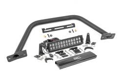 Rough Country Suspension Systems - Rough Country Black Front Bumper Safari Bar w/LED 21-25 Ford Bronco 51118 - Image 1