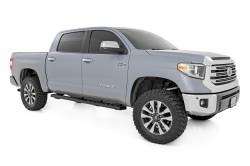 Rough Country Suspension Systems - Rough Country BA2 Side Step Bars Black for 07-21 Toyota Tundra CrewMax 41005 - Image 2