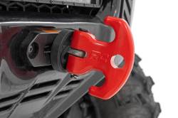 Rough Country Suspension Systems - Rough Country Multifunction Aluminum UTV Winch Cleat Hook Red RS177R - Image 1