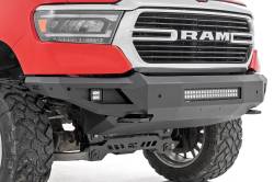 Rough Country Suspension Systems - Rough Country High Clearance Heavy Duty Black Front Bumper for Ram 1500 10808A - Image 2