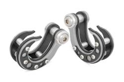 Rough Country Suspension Systems - Rough Country Universal Maui Tow Hooks Black Pair 99059 - Image 6