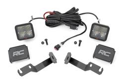 Rough Country A-Pillar 2" LED Ditch Light Kit'spot for 05-15 Toyota Tacoma 71093