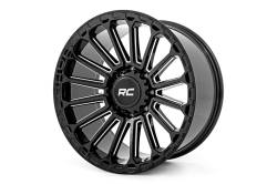 Rough Country Suspension Systems - Rough Country 97 Series Wheel 20x10 8x170 -19mm Gloss Black/Machined 97201011 - Image 1