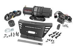 Rough Country Suspension Systems - Rough Country Front Winch Mount Kit w/Winch Black for Honda Pioneer 520 92079 - Image 1