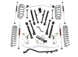 Rough Country Suspension Systems - Rough Country 66140 4" Suspension Lift Kit for 97-06 Jeep Wrangler TJ 4WD - Image 1