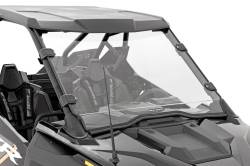 Rough Country Suspension Systems - Rough Country Front UTV Full Windshield for Polaris RZR Pro/Turbo R 98102010 - Image 1