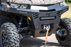 Rough Country Suspension Systems - Rough Country Heavy Duty Black Front Bumper for Can-Am Defender 97067 - Image 3