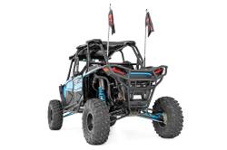 Rough Country Suspension Systems - Rough Country Tubular Black Rear Bumper for Polaris RZR XP1000 93118 - Image 2