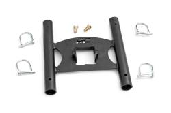 Rough Country Suspension Systems - Rough Country 2" Receiver Dual Flag Pole Holder Black 117500 - Image 1