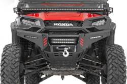 Rough Country Suspension Systems - Rough Country Front Bumper Wings w Stinger Black for Honda Pioneer 92025 - Image 4