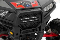Rough Country Suspension Systems - Rough Country Mesh Grille Insert w/LED Black for Polaris RZR XP 1000 93041 - Image 1