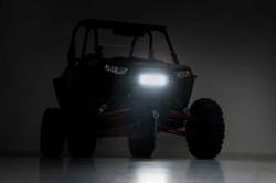 Rough Country Suspension Systems - Rough Country Mesh Grille Insert w/LED Black for Polaris RZR XP 1000 93041 - Image 6