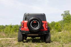 Rough Country Suspension Systems - Rough Country Heavy Duty Tubular Black Rear Bumper 21-24 Ford Bronco 51210 - Image 6